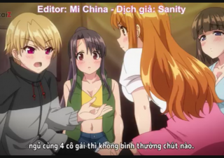 Hentai thanh niên may mắn ngủ trong trại cùng 4 cô bạn thân tập 1